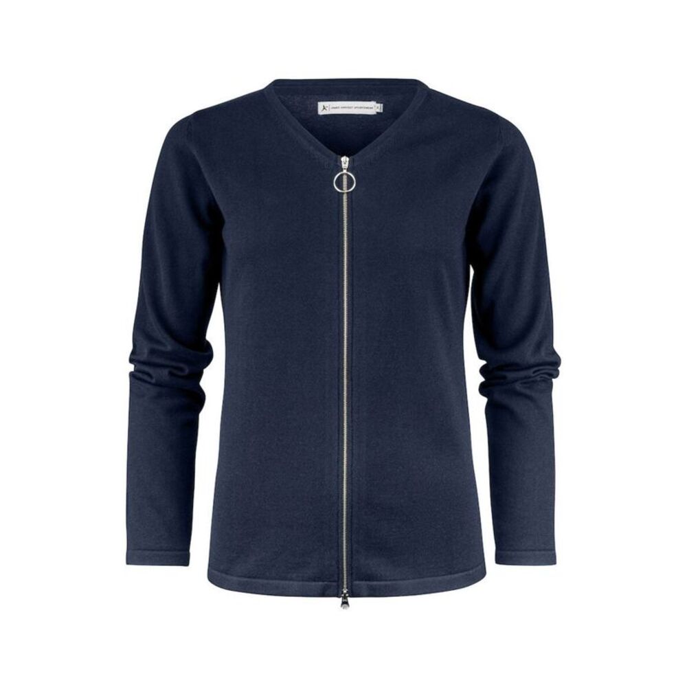 James Harvest Womens/Ladies Knitted Cardigan / Navy